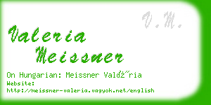 valeria meissner business card